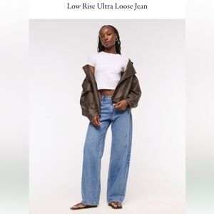 abercrombie low rise ultra loose